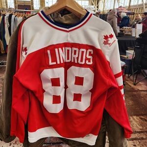 Team Canada 1980s #88 Eric Lindros CCM Masaka Jersey